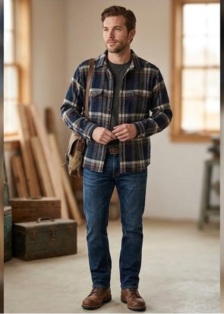 woolrich flannel shirt Size L Plaid Flap Pockets 100%cotton